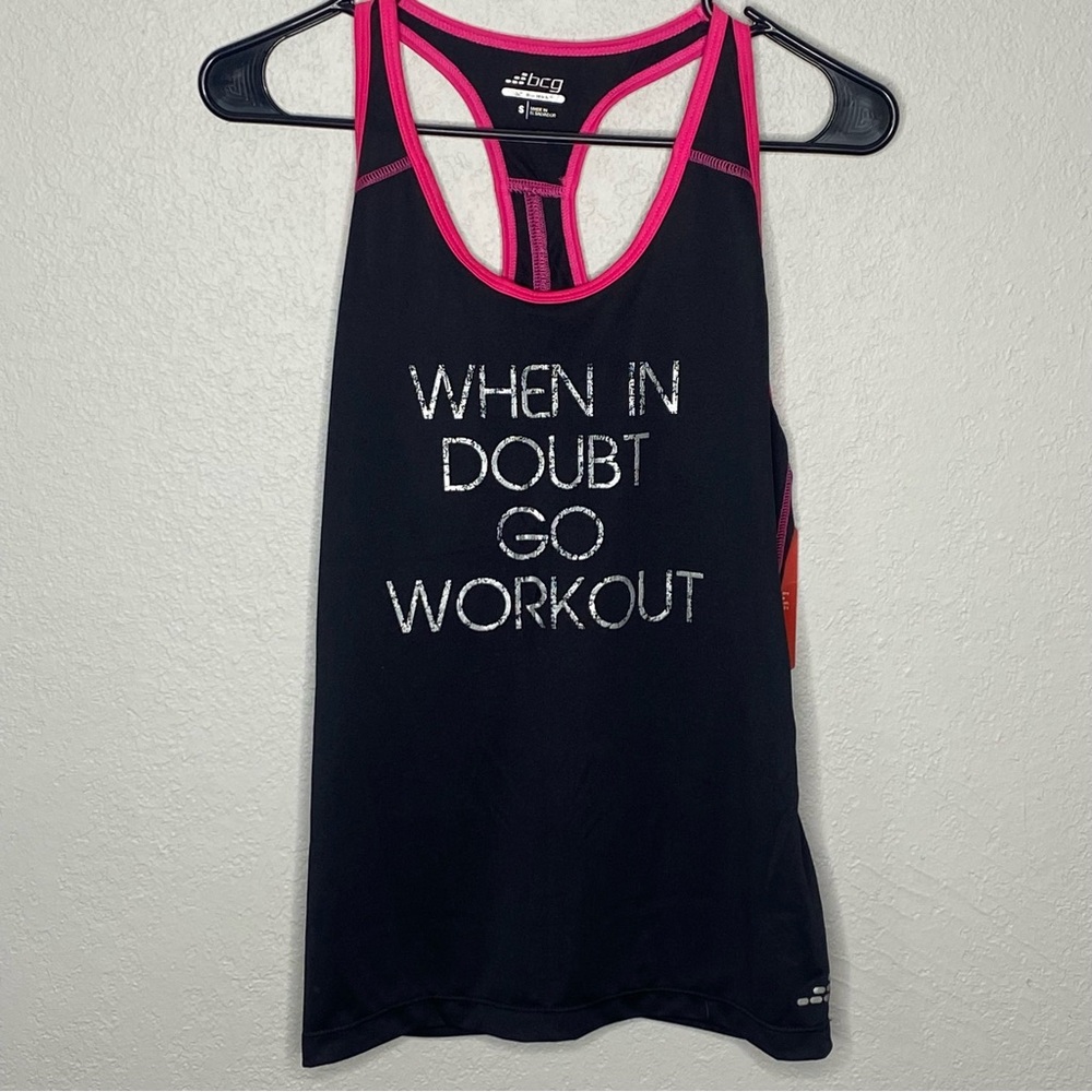 Ladies Bcg workout tank top NWT